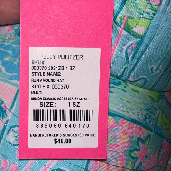 Lilly Pulitzer Run Around Hat - 3 Total, 1 Size Fits All, Multicolor/Patterns - Picture 9 of 10